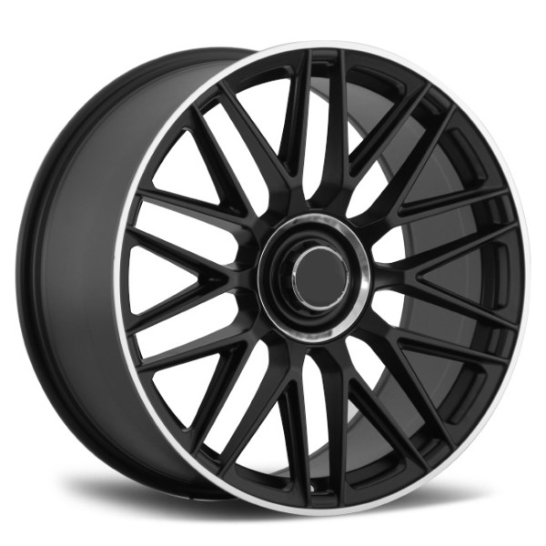 OE REPI Size 19 5x112 Matte Black with Machine Lip