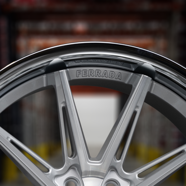 FERRADA CM2 Wheel Size 19 Machine Silver with Chrome Lip - Image 4