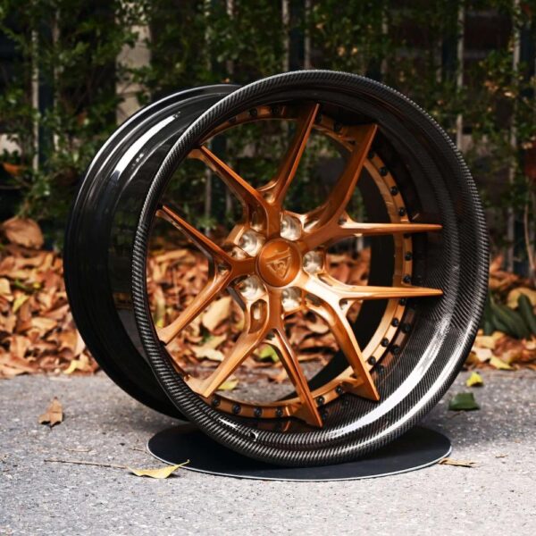 CUSTOM 2-PIECE FORGED CONCAVE WHEELS: RV-DR08D STEP LIP Size 19 Custom Color - Image 5