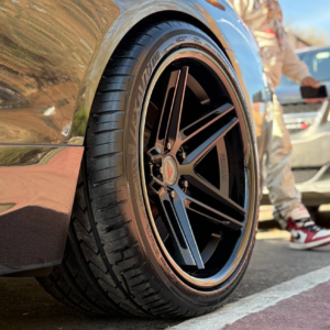 FERRADA CM1 Wheel For BMW M6 2012-2018 Size 20x10 Front 20x11.5 Rear Matte Black with Gloss Black Lip