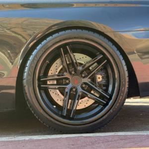 FERRADA CM1 Wheel For BMW M6 2012-2018 Size 20x10 Front 20x11.5 Rear Matte Black with Gloss Black Lip