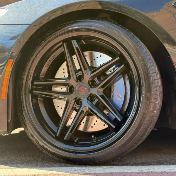 FERRADA CM1 Wheel For BMW M6 2012-2018 Size 20x10 Front 20x11.5 Rear Matte Black with Gloss Black Lip - Image 3