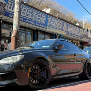 FERRADA CM1 Wheel For BMW M6 2012-2018 Size 20x10 Front 20x11.5 Rear Matte Black with Gloss Black Lip