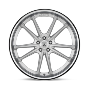 Asanti Wheels ABL-23 SIGMA Size 22 Brushed Silver with Chrome Lip