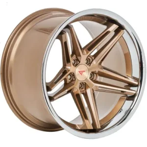 FERRADA CM1 Wheel Size 22 Brushed Cobre with Chrome Lip