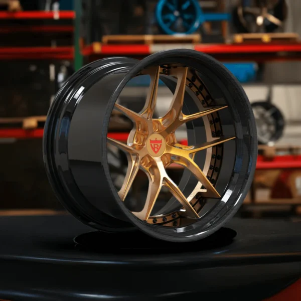 CUSTOM 2-PIECE FORGED CONCAVE WHEELS: RV-DR08D STEP LIP Size 19 Custom Color - Image 6