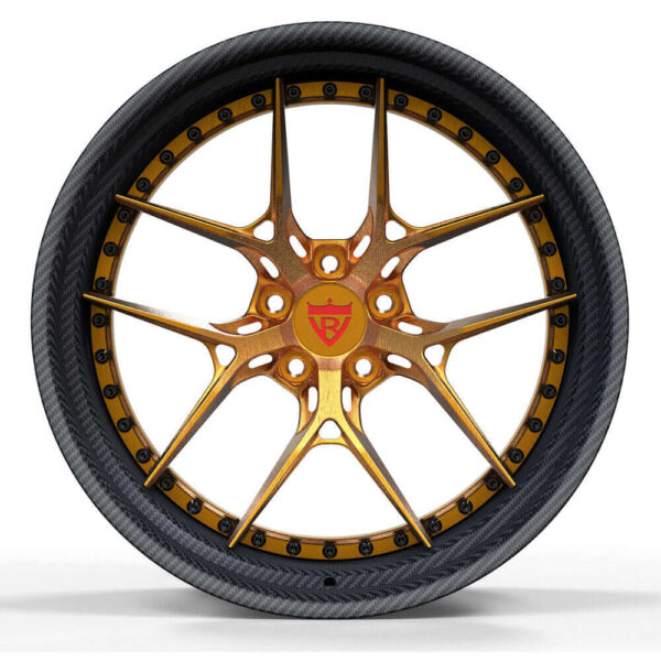 CUSTOM 2-PIECE FORGED CONCAVE WHEELS: RV-DR08D STEP LIP Size 19 Custom Color - Image 2