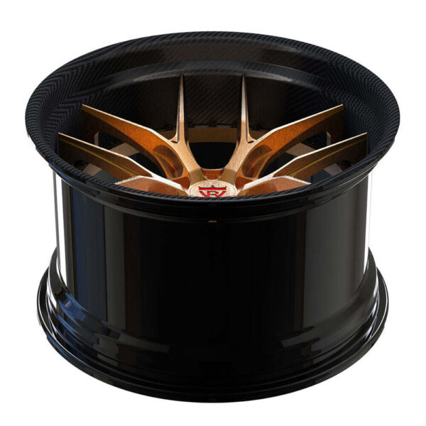 CUSTOM 2-PIECE FORGED CONCAVE WHEELS: RV-DR08D STEP LIP Size 19 Custom Color - Image 3