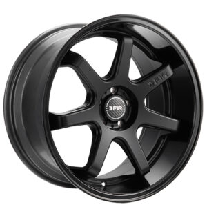 F1R FC7 Wheel Size 18 Matte Black with Gloss Black Lip